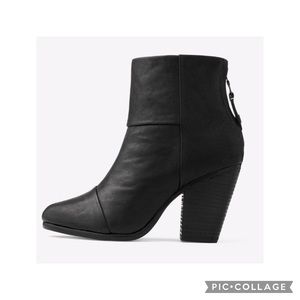 Rag & Bone Classic Newbury Leather Ankle Boot Size 8.5